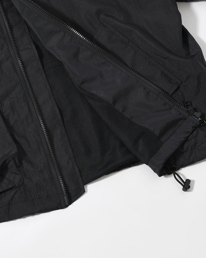 FRAMER NYLON JACKET -BLACK-