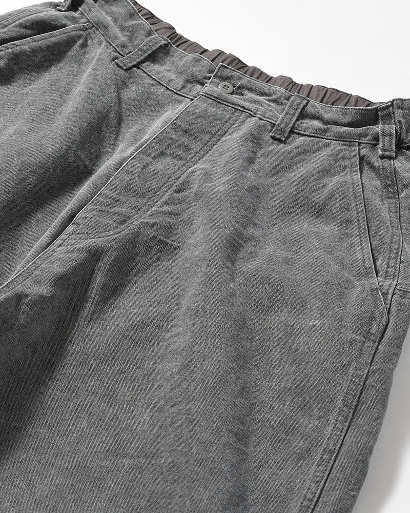 FRESH MAN DUCK WIDE PANTS -GRAY-