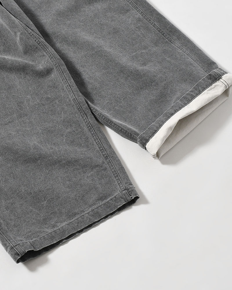 FRESH MAN DUCK WIDE PANTS -GRAY-