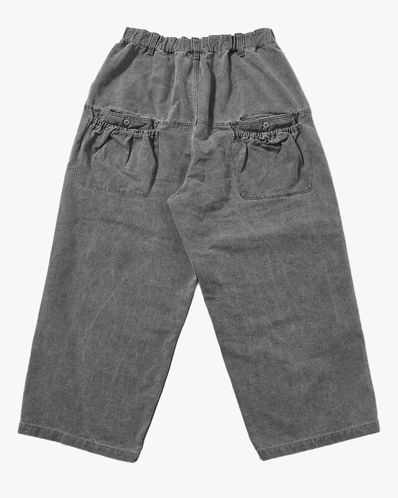 FRESH MAN DUCK WIDE PANTS -GRAY-
