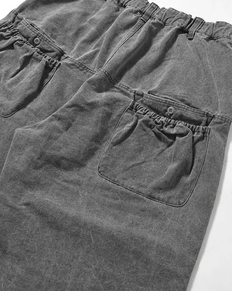 FRESH MAN DUCK WIDE PANTS -GRAY-