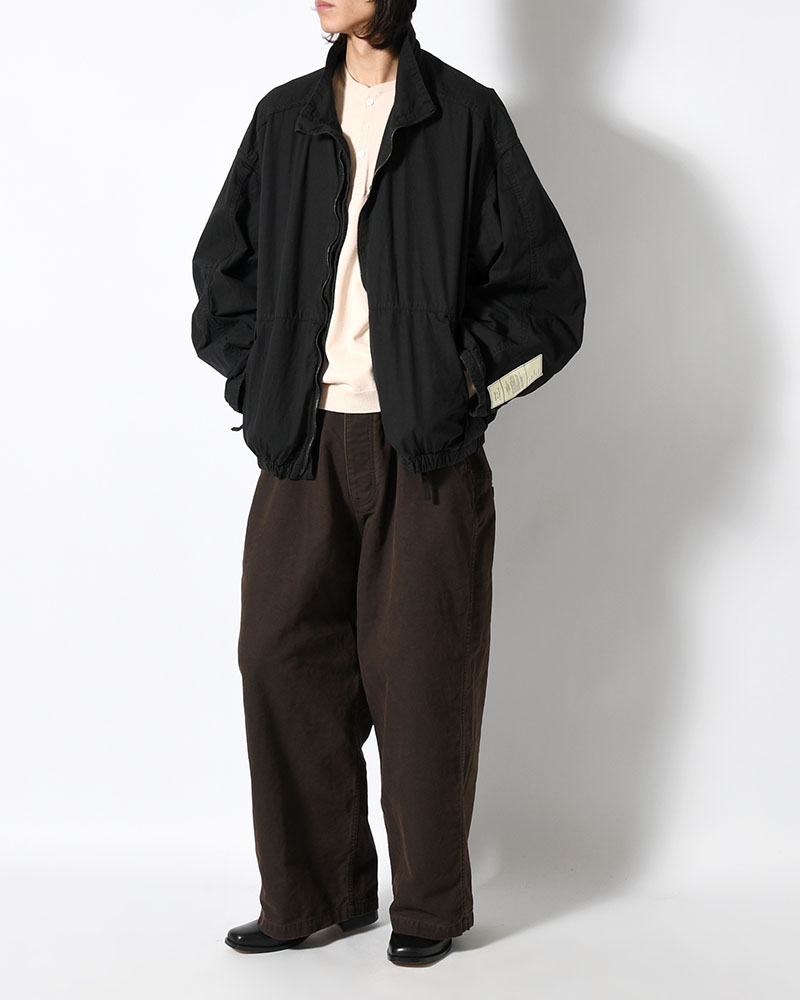 FRESH MAN DUCK WIDE PANTS -BROWN-