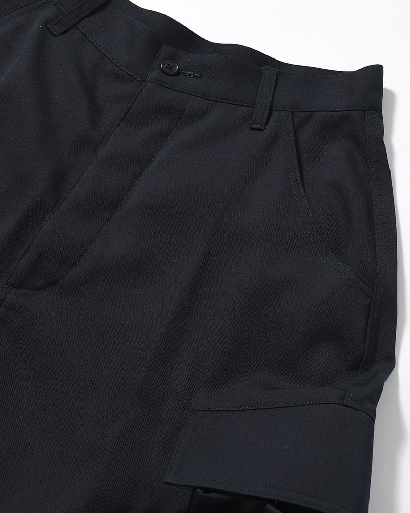 "KINCHAKU" WOOL TRUNKS -NAVY-