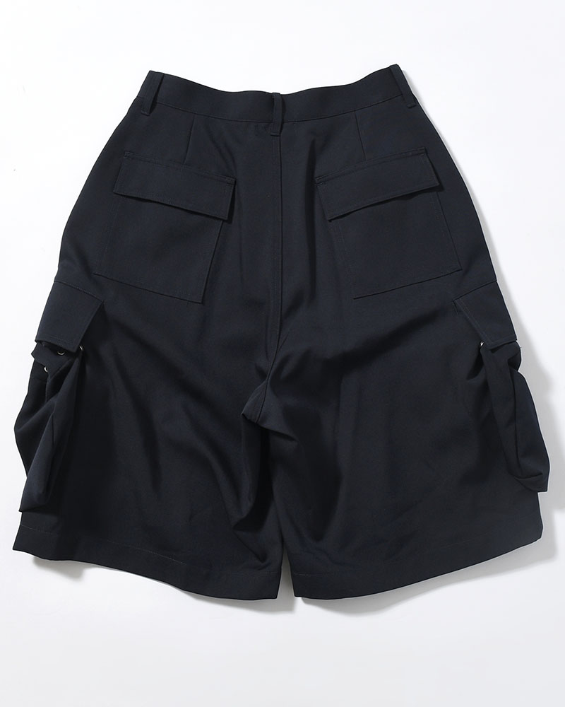 "KINCHAKU" WOOL TRUNKS -NAVY-