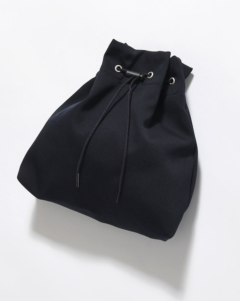 "KINCHAKU" WOOL TRUNKS -NAVY-