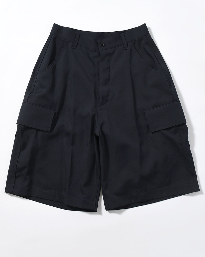 "KINCHAKU" WOOL TRUNKS -NAVY-