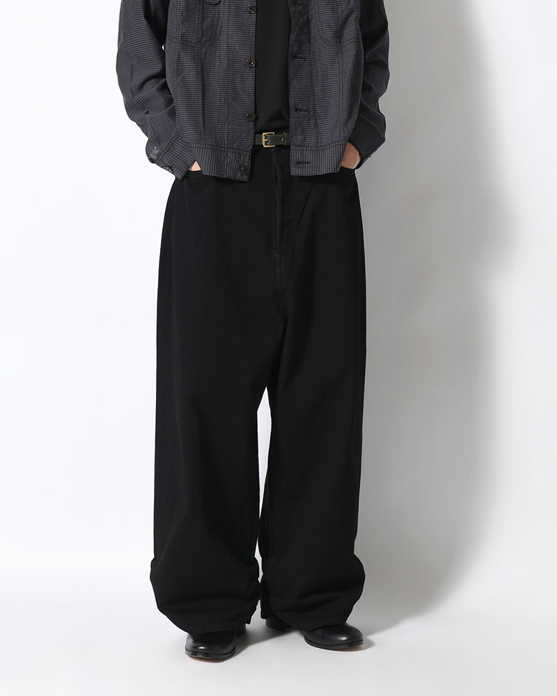 FRESH MAN DENIM WIDE PANTS by EDWIN "OW" -BLACK-