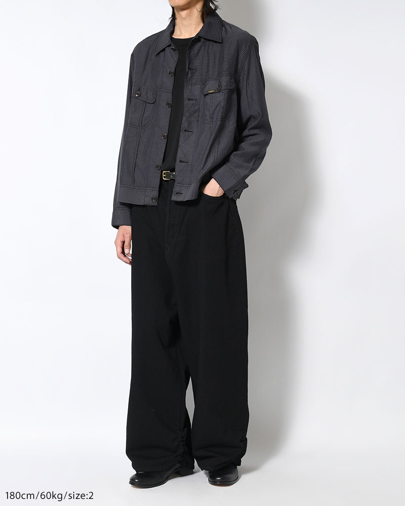 FRESH MAN DENIM WIDE PANTS by EDWIN "OW" -BLACK-