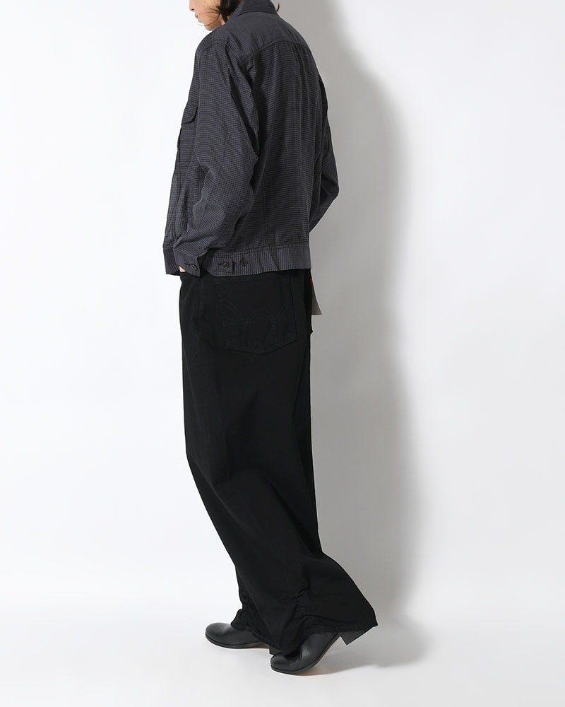FRESH MAN DENIM WIDE PANTS by EDWIN "OW" -BLACK-