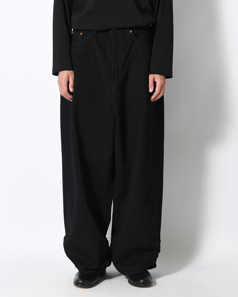 FRESH MAN DENIM WIDE PANTS by EDWIN "OW" -BLACK-
