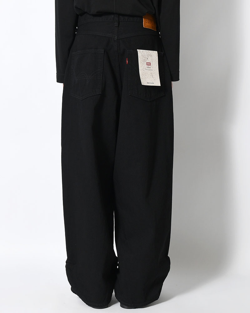 FRESH MAN DENIM WIDE PANTS by EDWIN "OW" -BLACK-
