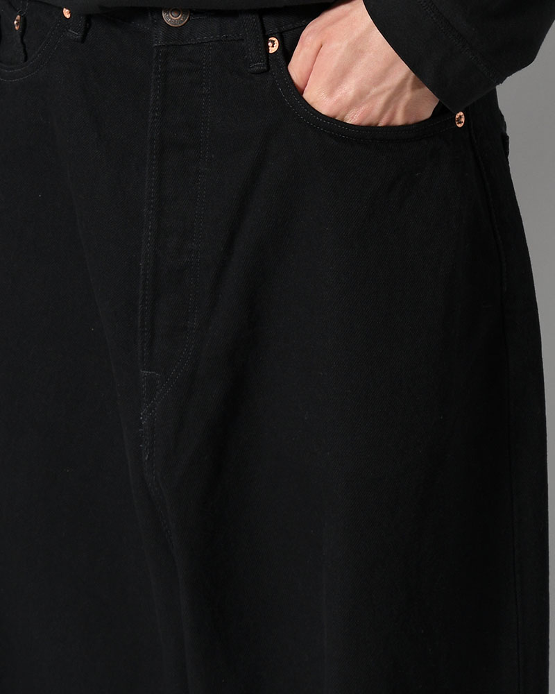 FRESH MAN DENIM WIDE PANTS by EDWIN "OW" -BLACK-
