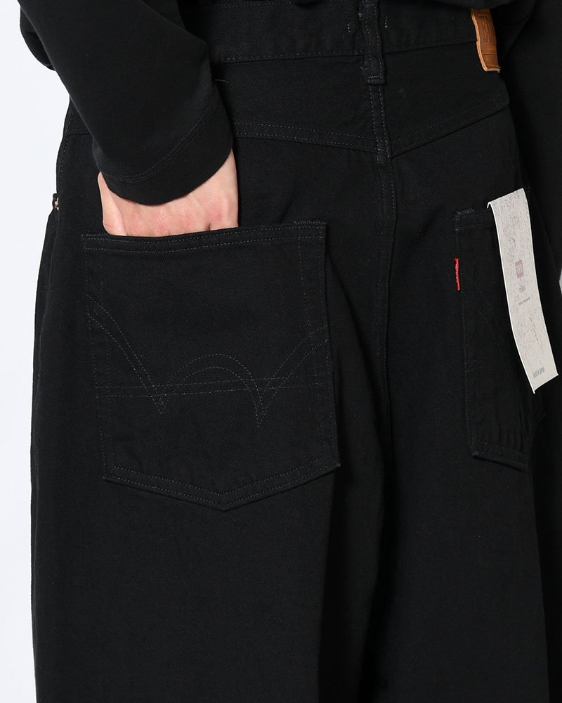 FRESH MAN DENIM WIDE PANTS by EDWIN "OW" -BLACK-