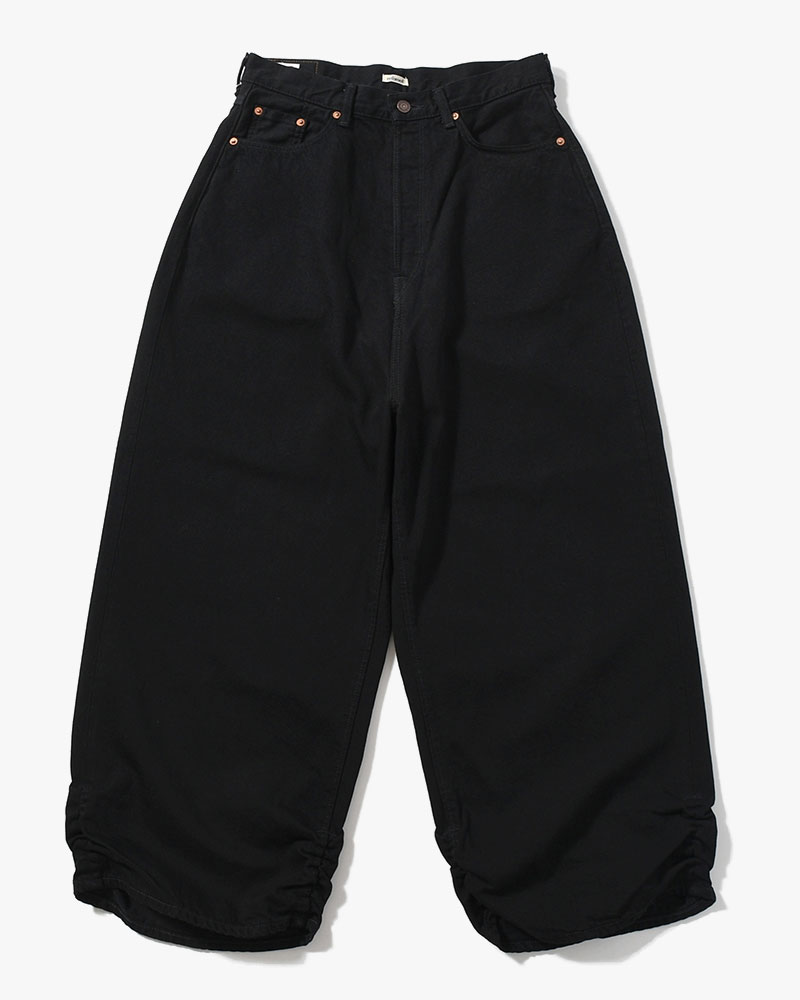 FRESH MAN DENIM WIDE PANTS by EDWIN "OW" -BLACK-