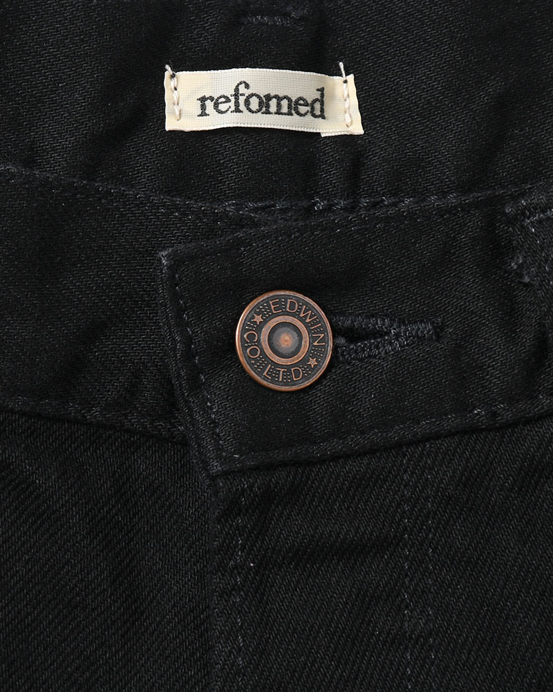 FRESH MAN DENIM WIDE PANTS by EDWIN "OW" -BLACK-