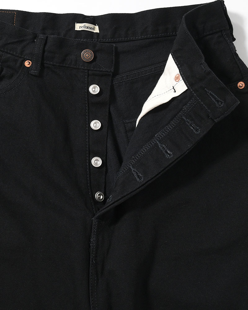 FRESH MAN DENIM WIDE PANTS by EDWIN "OW" -BLACK-
