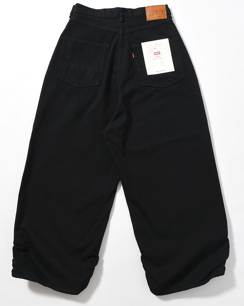 FRESH MAN DENIM WIDE PANTS by EDWIN "OW" -BLACK-