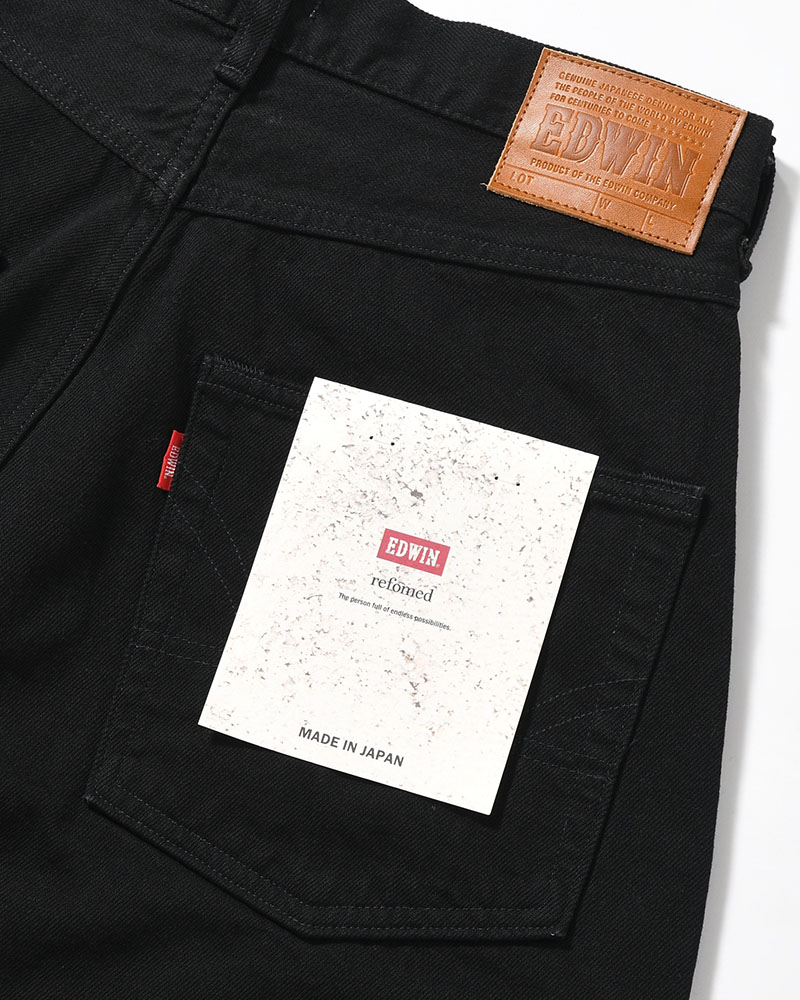 FRESH MAN DENIM WIDE PANTS by EDWIN "OW" -BLACK-