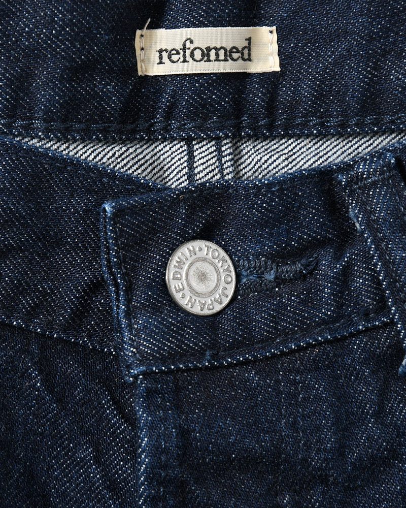 FRESH MAN DENIM WIDE PANTS by EDWIN "OW" -INDIGO-