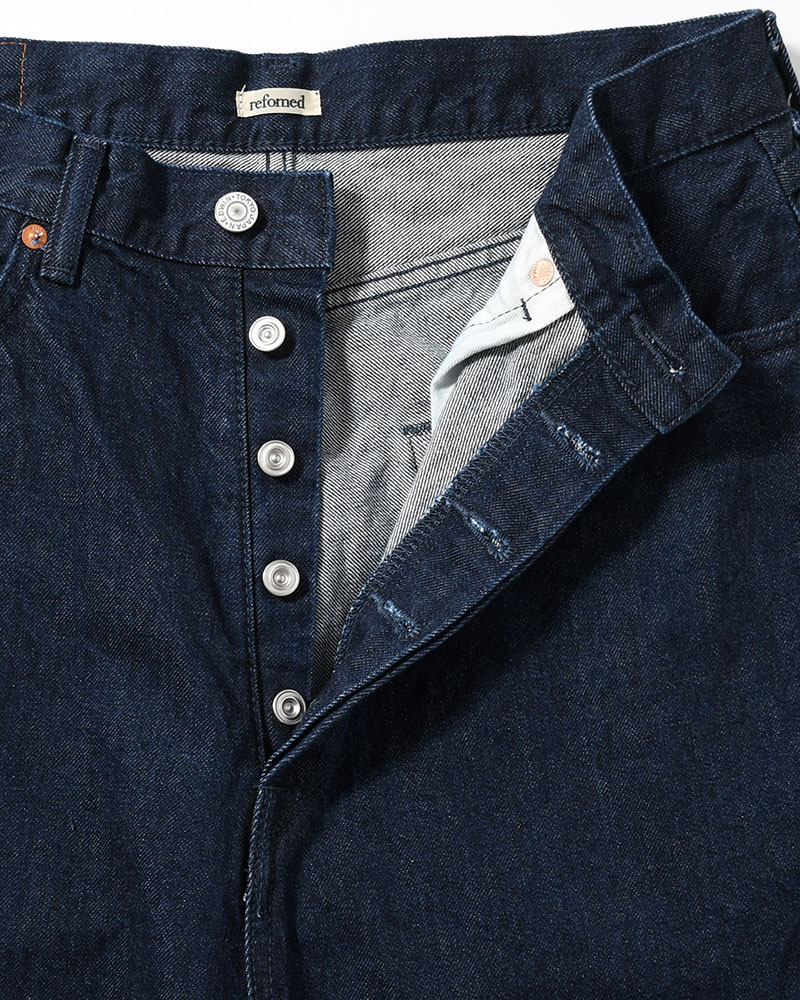 FRESH MAN DENIM WIDE PANTS by EDWIN "OW" -INDIGO-