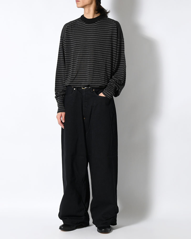 "GuruGuru" FRESH MAN DENIM PANTS -BLACK-