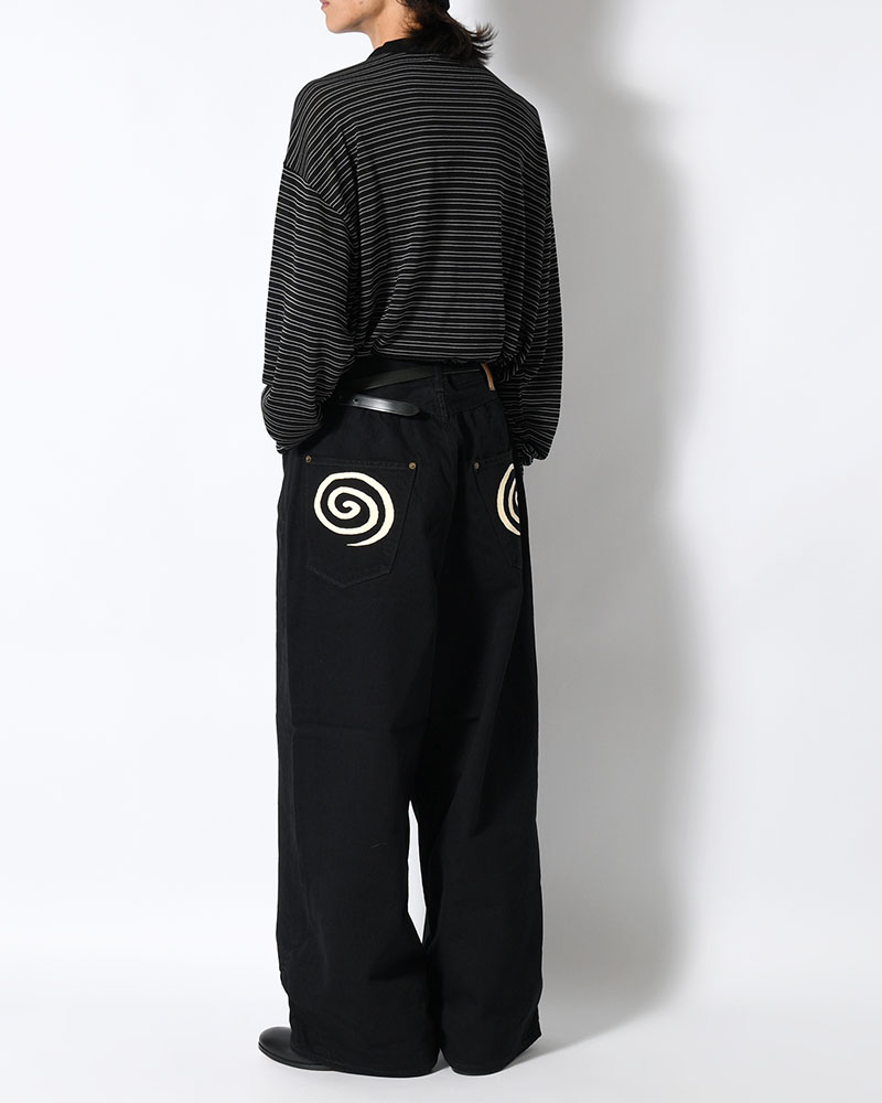 "GuruGuru" FRESH MAN DENIM PANTS -BLACK-