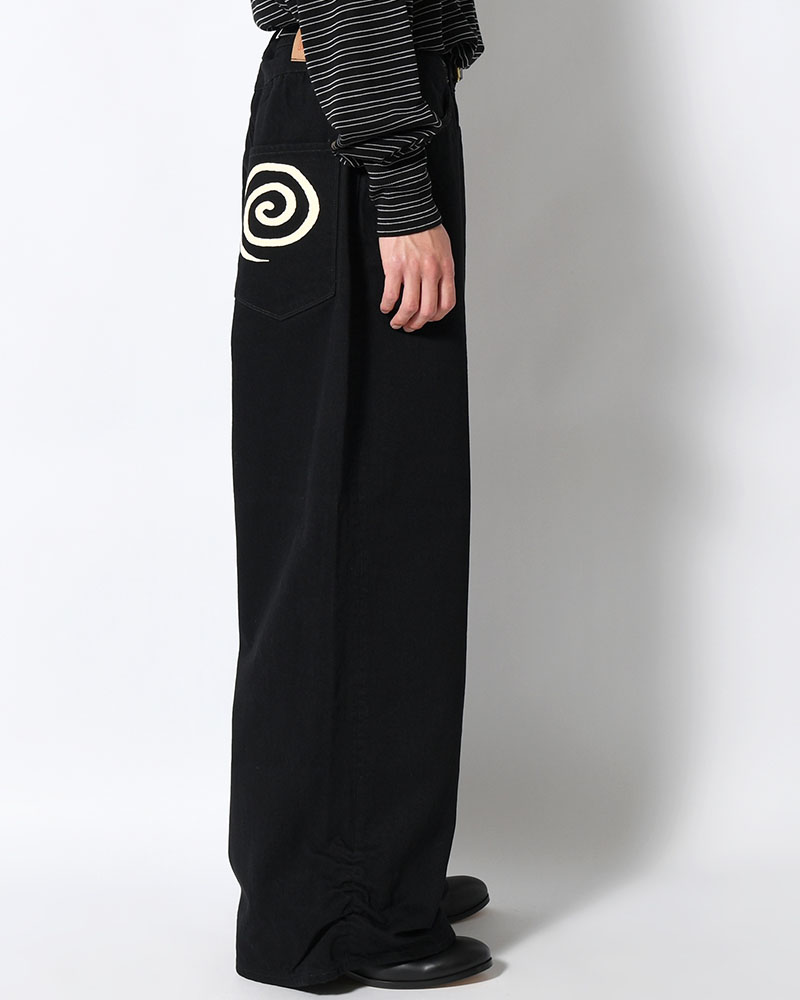 "GuruGuru" FRESH MAN DENIM PANTS -BLACK-