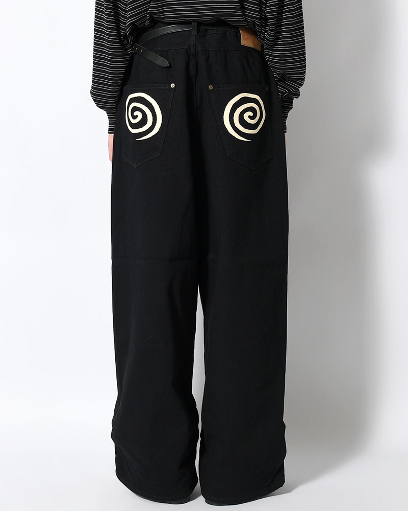 "GuruGuru" FRESH MAN DENIM PANTS -BLACK-