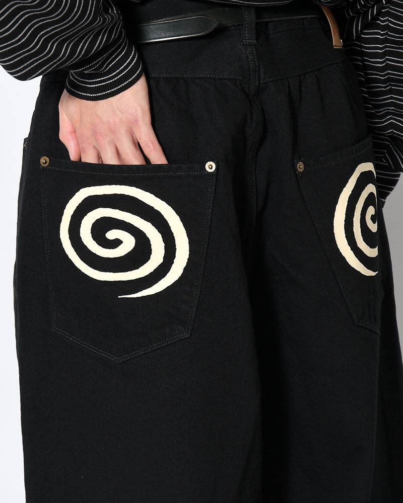 "GuruGuru" FRESH MAN DENIM PANTS -BLACK-