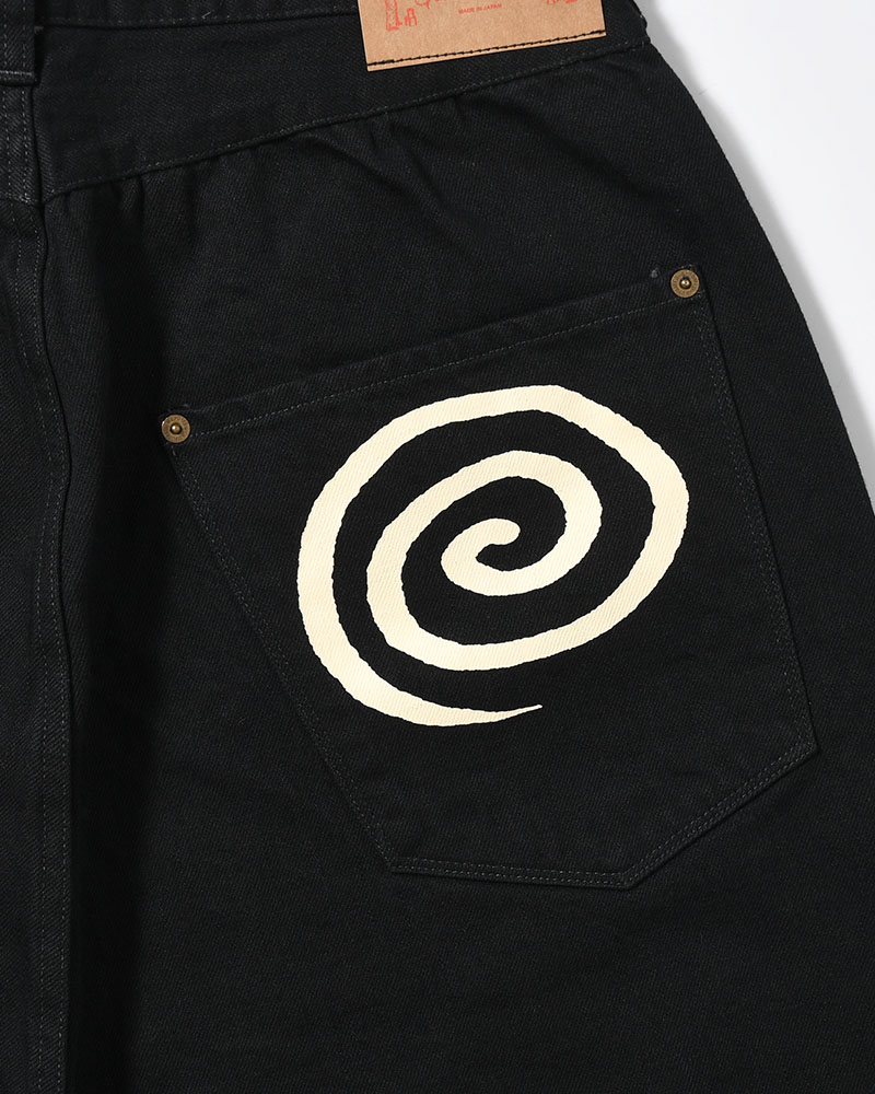 "GuruGuru" FRESH MAN DENIM PANTS -BLACK-