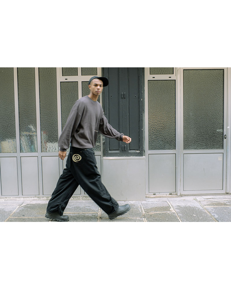"GuruGuru" FRESH MAN DENIM PANTS -BLACK-