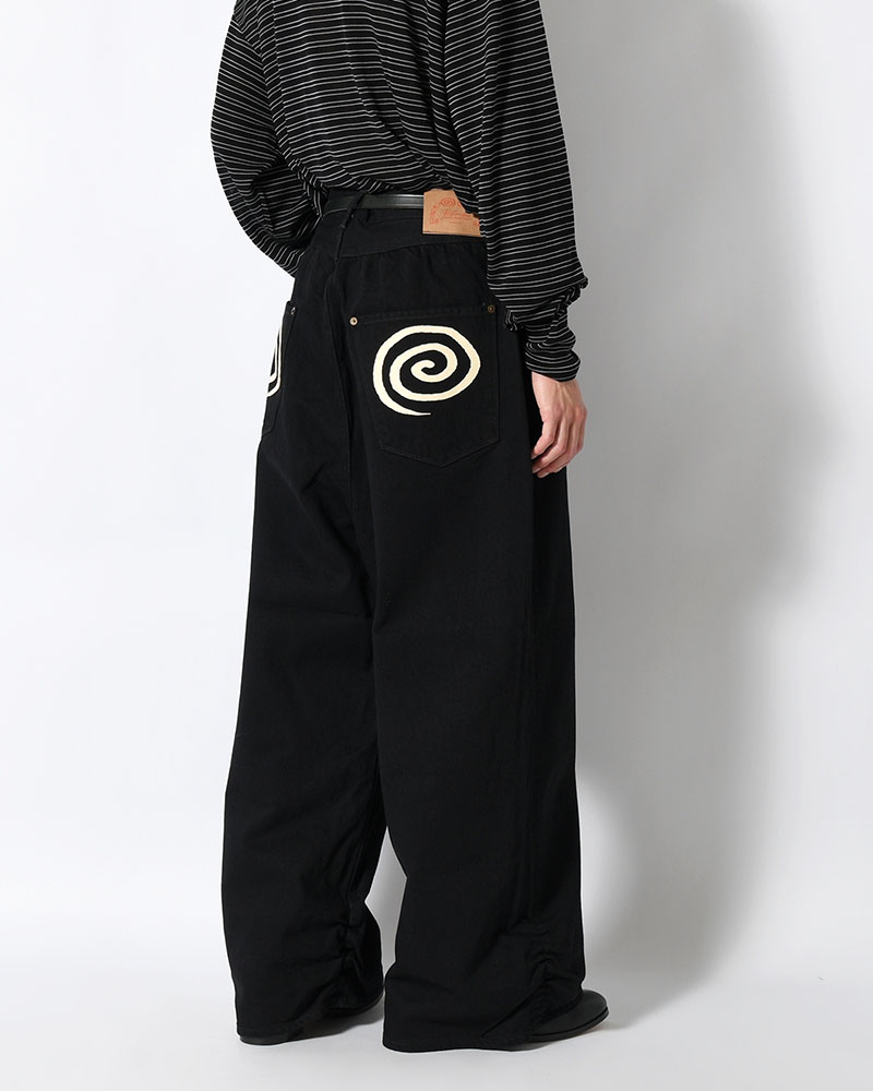 "GuruGuru" FRESH MAN DENIM PANTS -BLACK-
