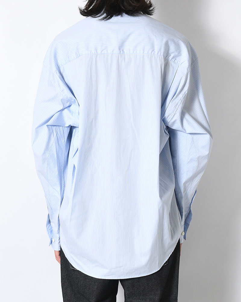 "GuruGuru" SLOUCH SHIRT -SAX-