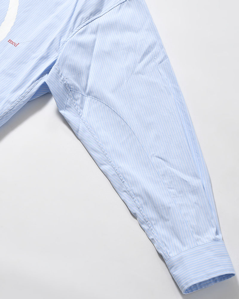 "GuruGuru" SLOUCH SHIRT -SAX-