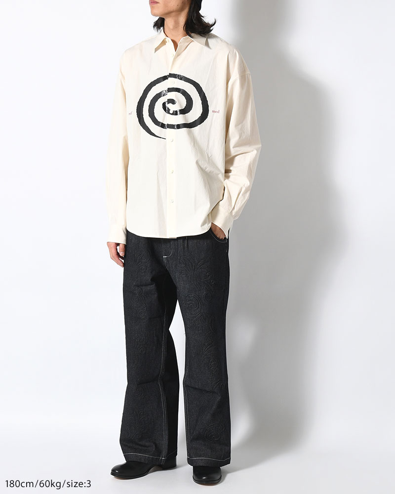 "GuruGuru" SLOUCH SHIRT -OFF-