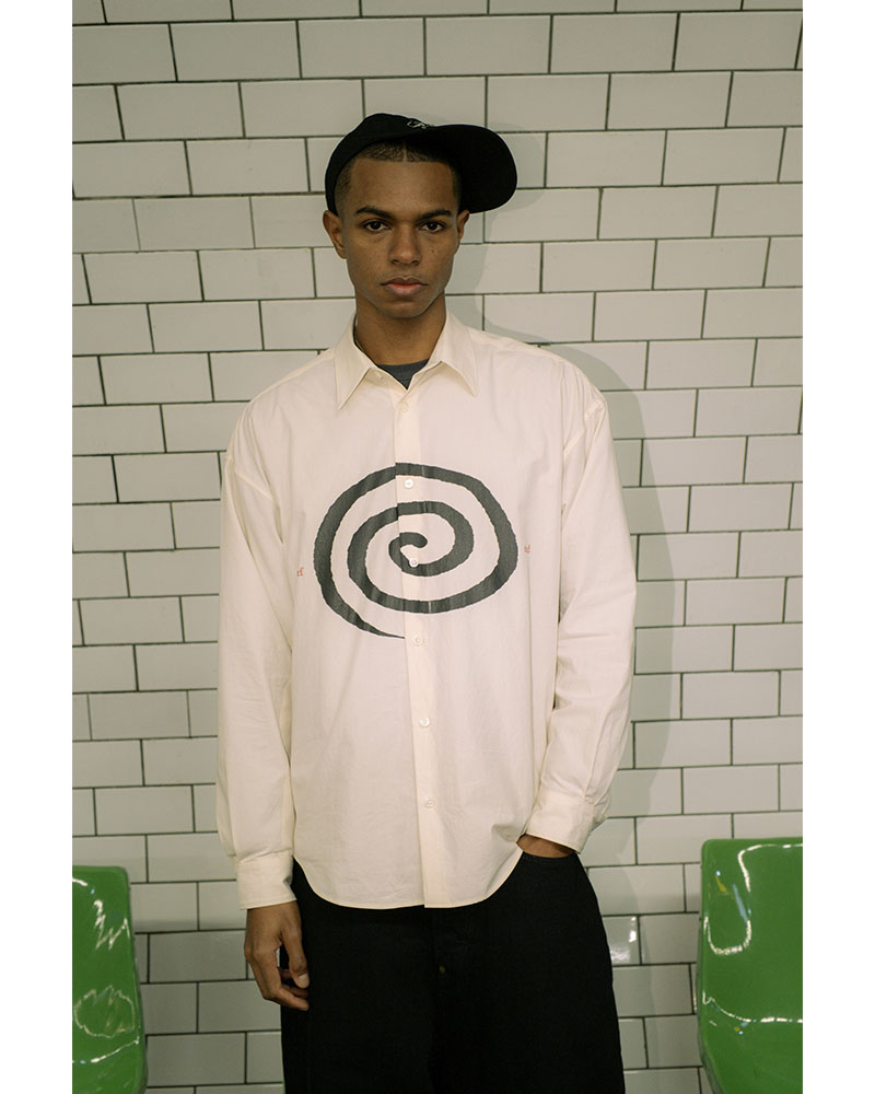 "GuruGuru" SLOUCH SHIRT -OFF-