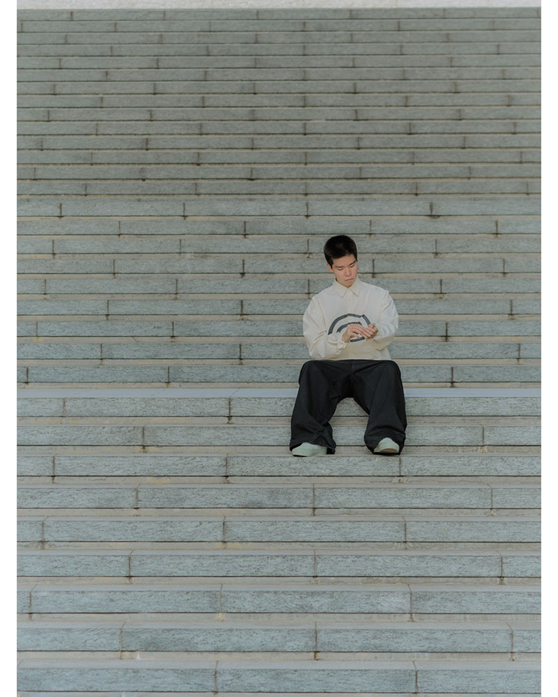 "GuruGuru" SLOUCH SHIRT -OFF-
