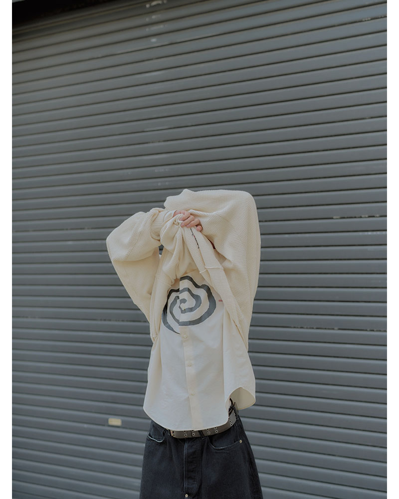 "GuruGuru" SLOUCH SHIRT -OFF-
