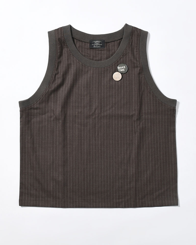 FOREMAN WOOL BIBS -BROWN-