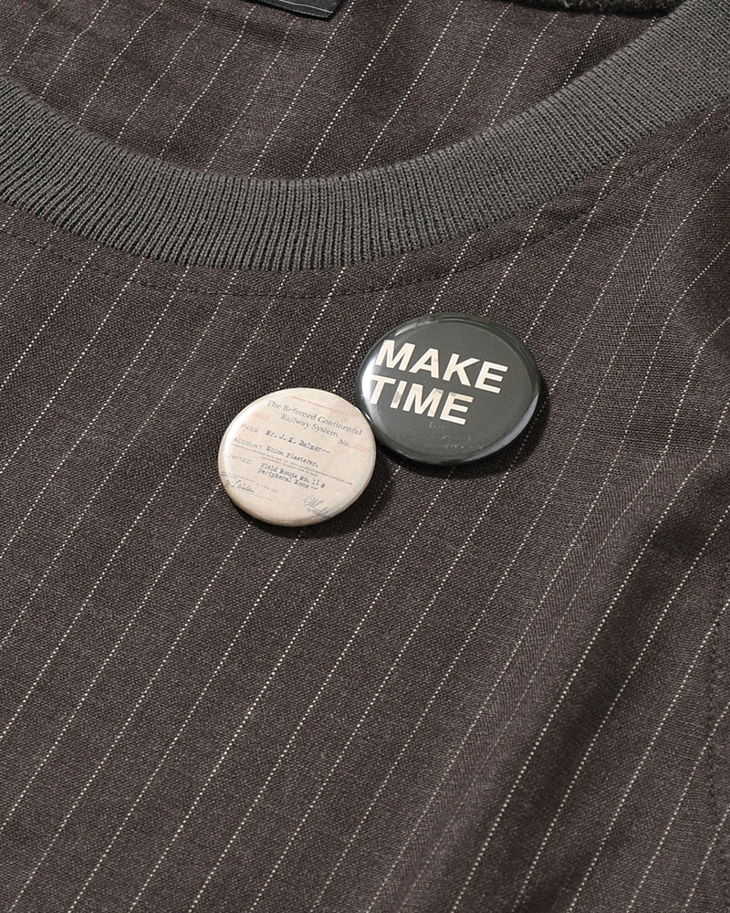 FOREMAN WOOL BIBS -BROWN-