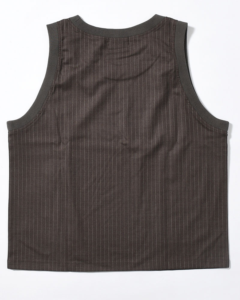 FOREMAN WOOL BIBS -BROWN-