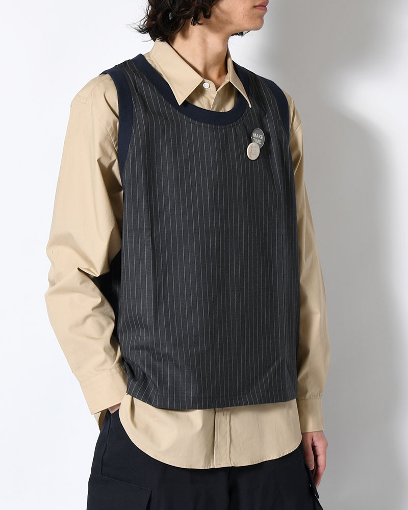 FOREMAN WOOL BIBS -CHARCOAL-