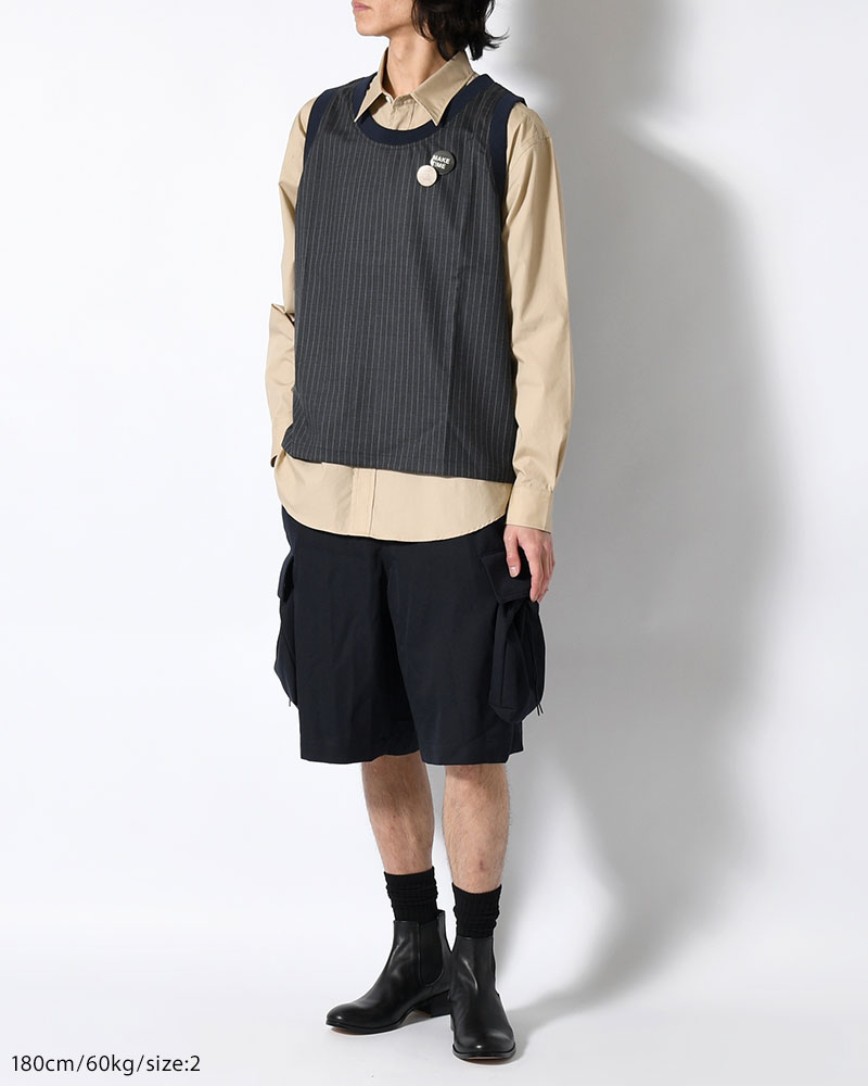 FOREMAN WOOL BIBS -CHARCOAL-