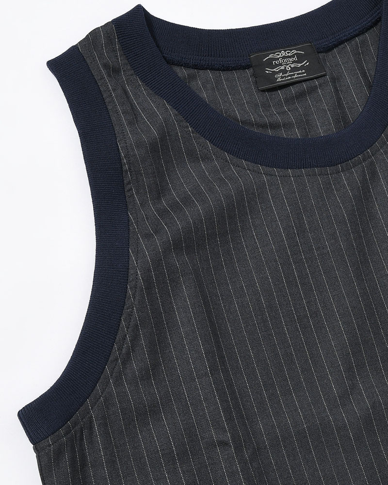 FOREMAN WOOL BIBS -CHARCOAL-