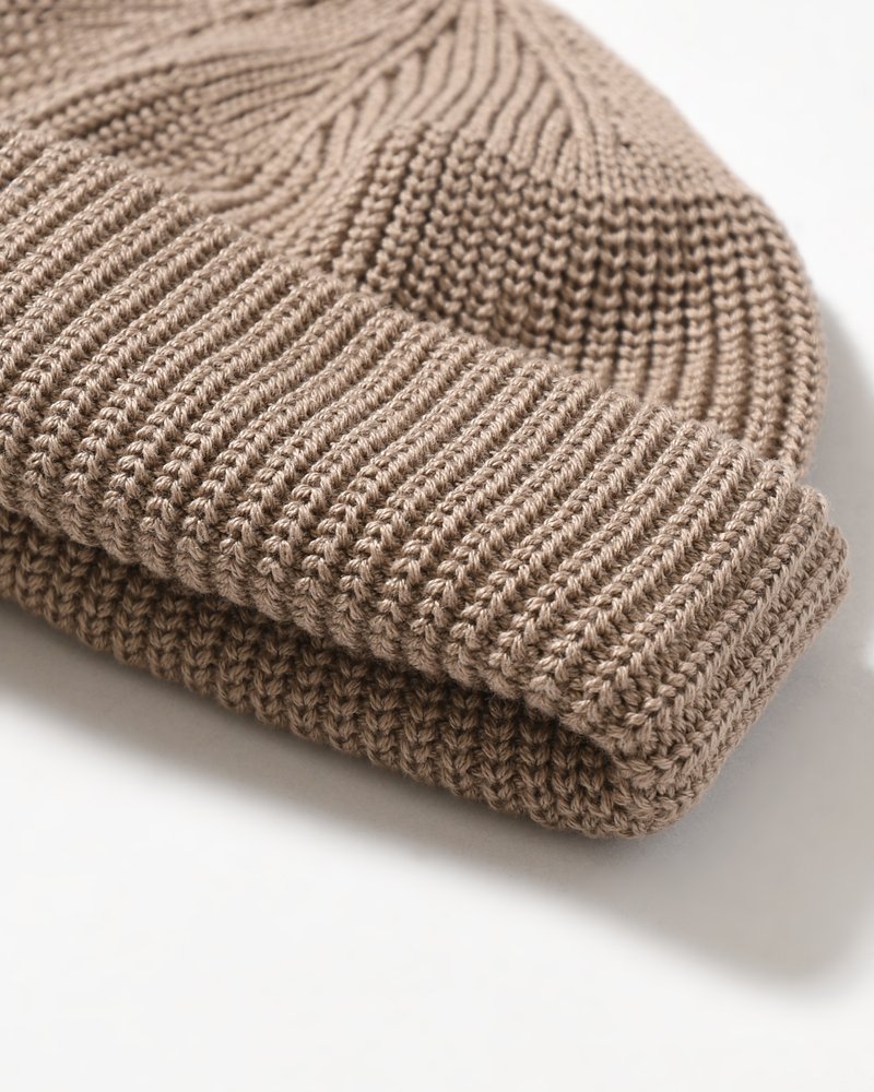 SK8 ROLL KNIT CAP -BEIGE-