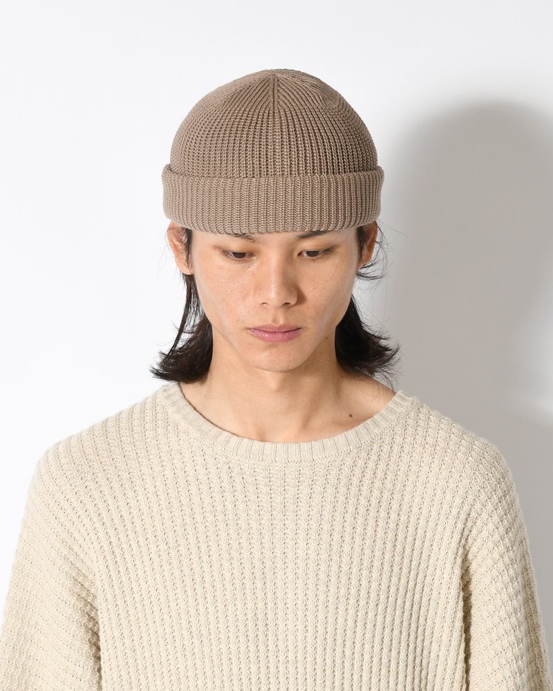 SK8 ROLL KNIT CAP -BEIGE-