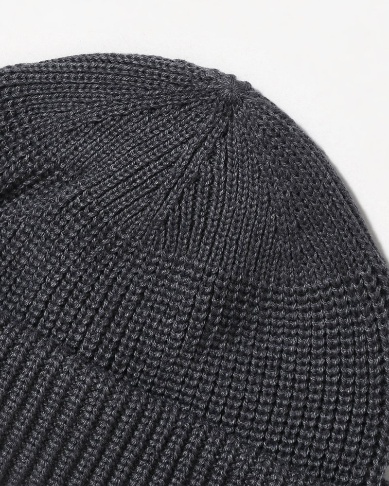 SK8 ROLL KNIT CAP -CHARCOAL-