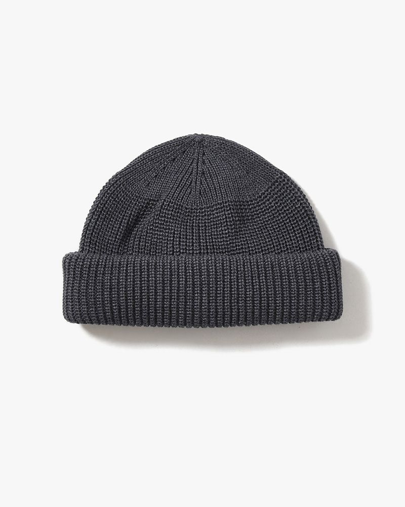 SK8 ROLL KNIT CAP -CHARCOAL-