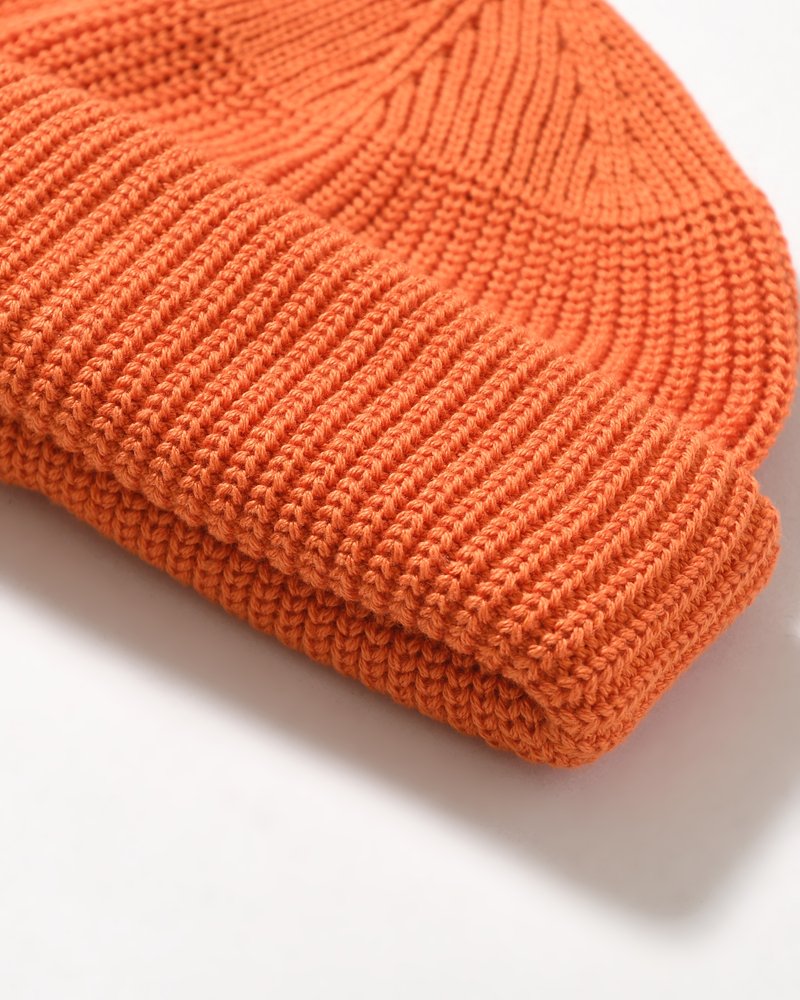 SK8 ROLL KNIT CAP -ORANGE-