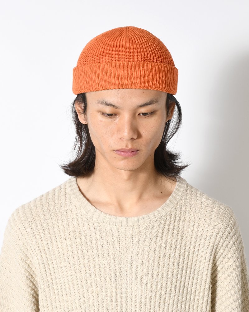 SK8 ROLL KNIT CAP -ORANGE-